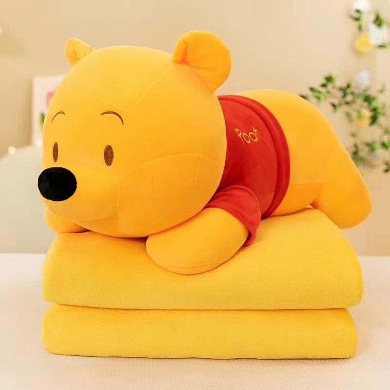Gấu bông teddy bear gấu Pooh, gấu nhồi bông Pooh vàng BIG SIZE ANVIHOME