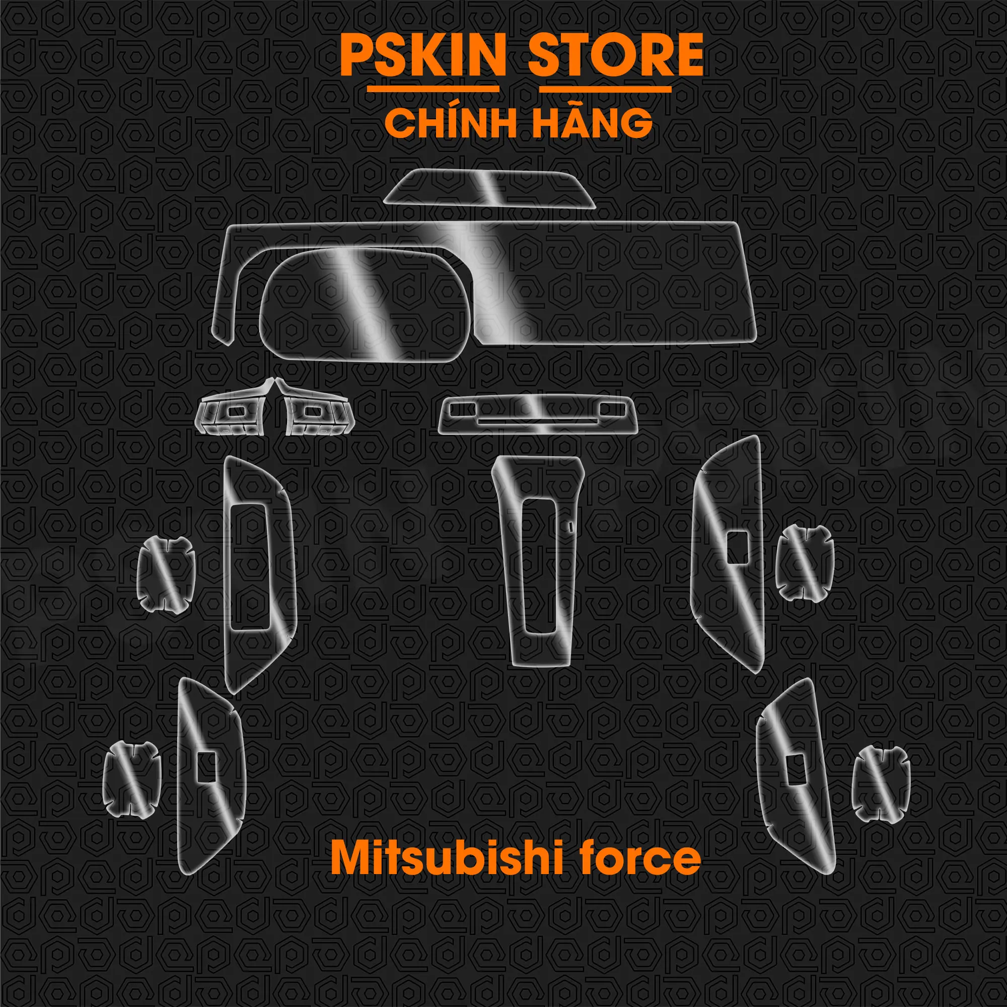 MITSUBISHI XFORCE dán full PPF bảo vệ nội thất tránh trầy xước, che vết xước hiệu quả bảo vệ cực tốt Nhãn Dán