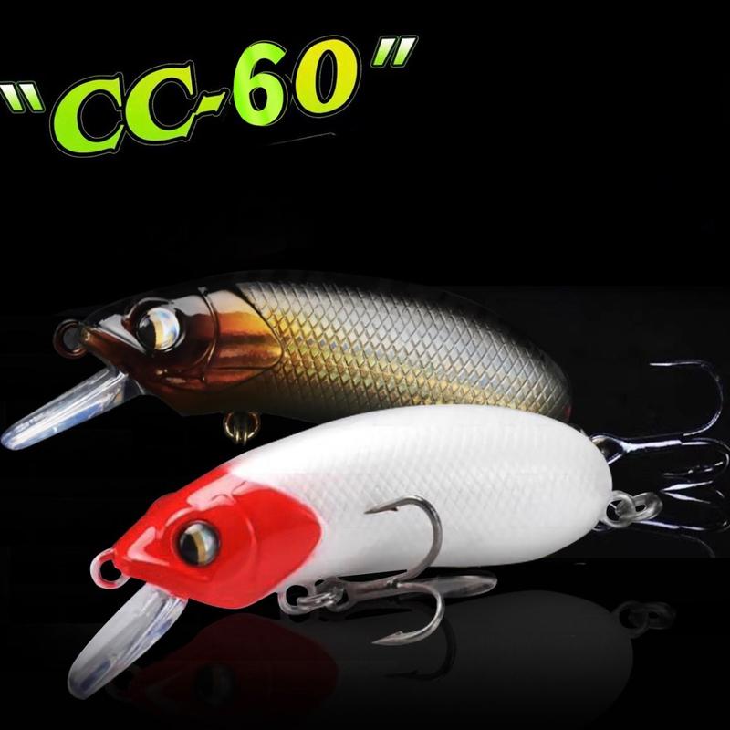 Mồi Lure CC-60 Sát Thủ Tầng Lửng Câu Cá Đi Câu Fishing Câu Lure Bắt Cá