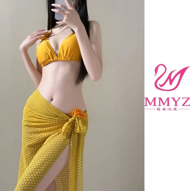 Bộ Bikini, Bộ Hai Mảnh, Váy Dài, Thích Hợp Cho Kỳ Nghỉ Bãi Biển Và Đảo, Áo Tắm Cho Nữ, Bộ Ba Mảnh, Gợi Cảm, Với Mùa Xuân Hè Mùa Hè, Năm 2024 6