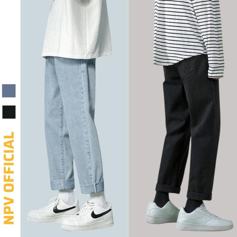 Quần Jean baggy nam nữ NPV , jeans unisex - Quần bò dáng suông rộng -Top xu hướng 202