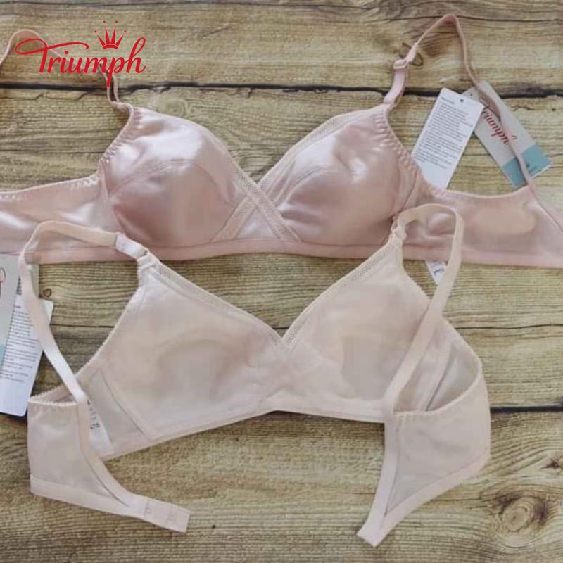 Product Introduction of Áo Lót Nữ Mỏng, Không Gọng Triumph D151 Không Đệm Mút, Thoáng Mát, Dễ Chịu Phù Hợp Với Bà Bầu, Cho Con Bú, Các Bà Các Mẹ 8
