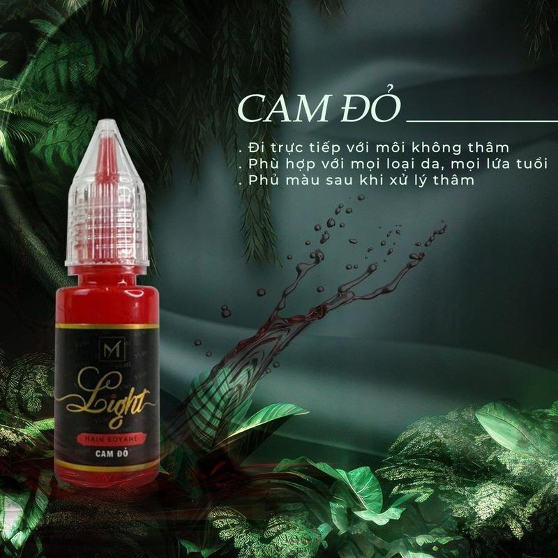 Son môi cam đỏ lòng môi đậm, màu trẻ trung, tươi trẻ