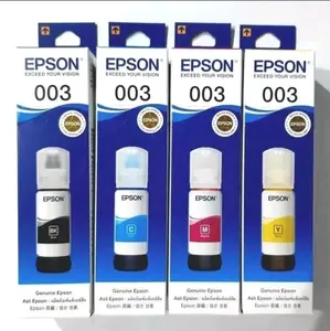 TINTA EPSON 003 ORIGINAL 1 SET L110/L3110/L3210/L3150/L5190 Black Printer Yellow
