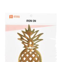 Gambar Ataru Patch Pineapple - Gold Stiker Sablon Baju Patch Iron On Sticker Pakaian Tempel Setrika dari Ataru_NEW Kota Tangerang Selatan 3 Tokopedia