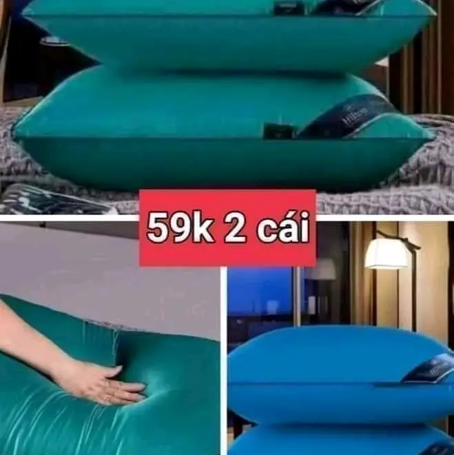 gối hơi  59k 1 cặp
