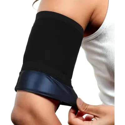BASTOUR Schlankheitsbänder Für Arme, Sauna Arm Shaper Arm, Sauna Armbandage, Sauna Arm Shaper Elastische, Arm Fitness, Frauen Schweiß Arm Bands Trimmer, Elastische Arm Für Sport Fitness Damen