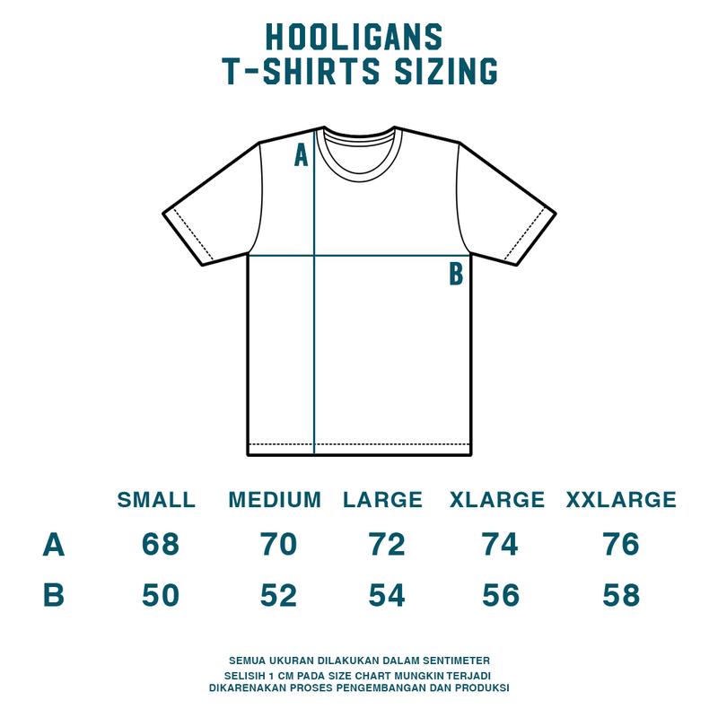 Product Introduction of Hooligans T-Shirt Koller Navy Baju Kaos Combed Sablon Casual Nyaman Harian Pria 0