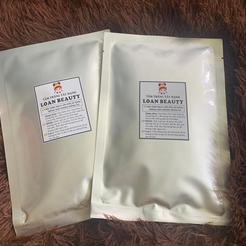 2 GÓI TẮM TRẮNG MẠNH VÀNG LÔGG