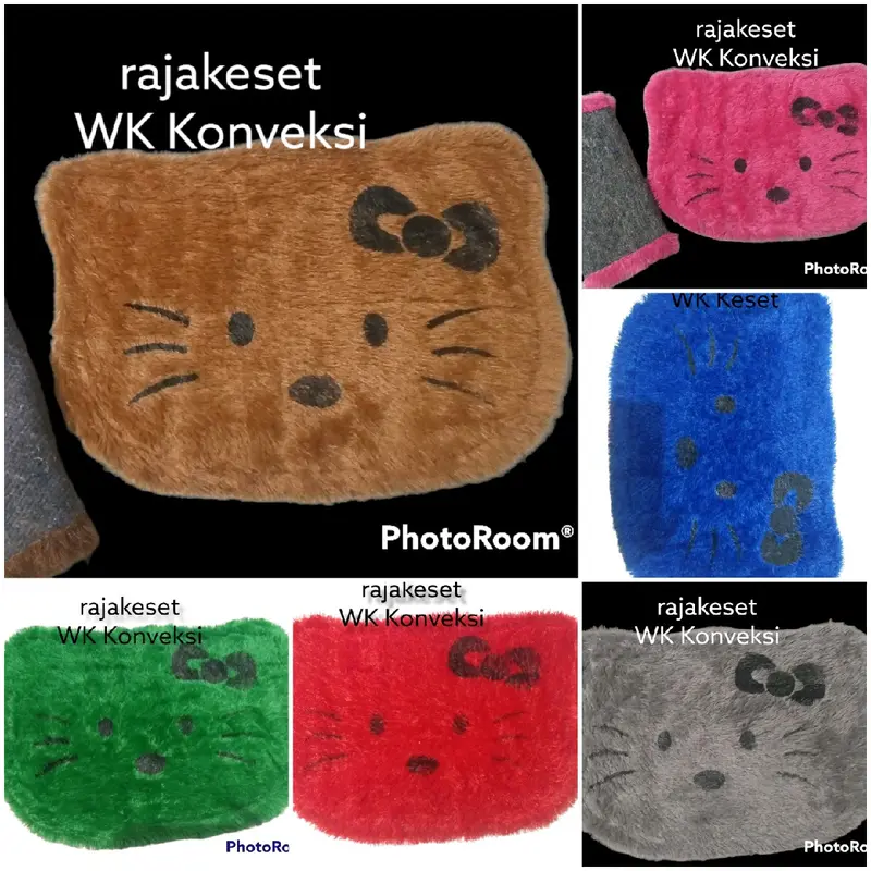 Keset hello kity kain rasfur hk sablon kesed 0