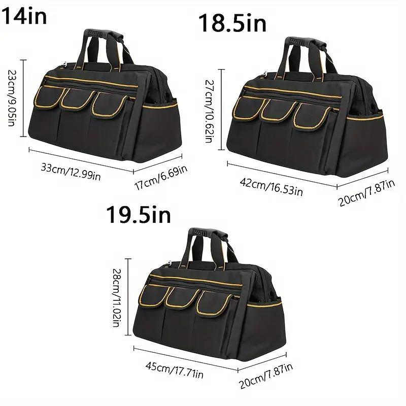 Portable Tool Bag, 1 Count Waterproof Tool Bag, Durable Tear-resistant Tool Organizer for Outdoor Adventures, Home Renovation 1
