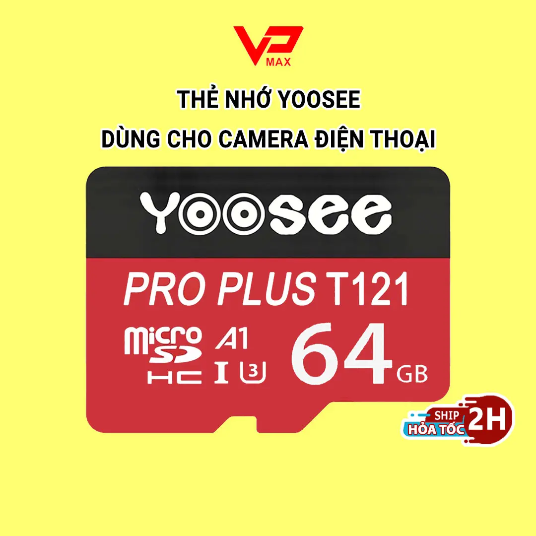 Thẻ nhớ camera 64GB 32GB Yoosee Hikvision tốc độ cao - VP MAX Phụ Kiện