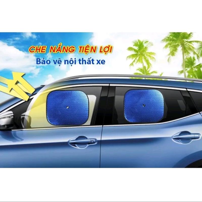 Bộ 2 tấm che nắng ô tô, tấm chắn nắng ô tô xe hơi phản quang 3