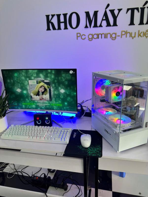 Bộ Máy Tính Màn 24in Mới i3 10100f Đầy Đủ 6 Món Dùng Văn Phòng Mượt Chơi Game Nhẹ Trung Bình Mượt may tinh choi game pc bể bộ  máy máy bộ máy  tính pc  màu maytinh  pc pc  dep pc cây duy trí phan thành full dàn