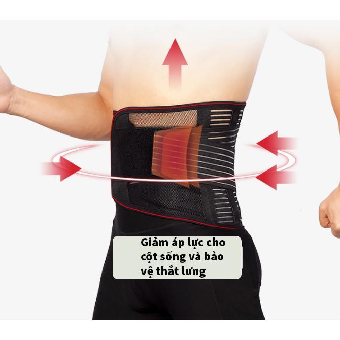 Đai Nịt Bụng 2 lớp giảm eo, bảo vệ cột sống, giảm đau lưng thế hệ mới 6