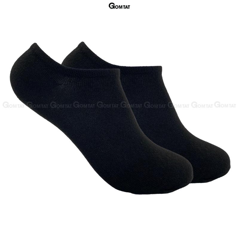  Tất trơn CỔ NGẮN nam nữ VNXK chuẩn xuất Nhật chất liệu cotton vớ trơn unisex thoáng mát khử mùi tất cổ ngắn vớ cổ thấp Menswear Trắng - VNXK-NGAN 