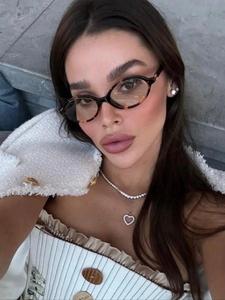 Lentes de mujer vintage de montura completa, lentes casuales y modernos para uso diario, accesorios de moda para actividades al aire libre