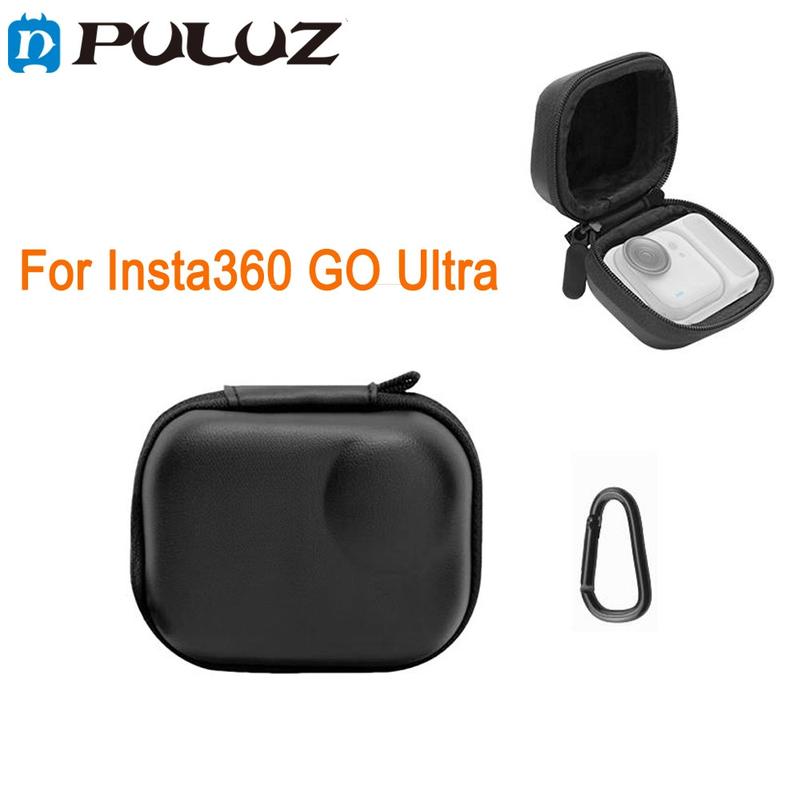 Túi lưu trữ EVA, PULUZ, cho Insta360 GO Ultra, Thân máy máy ảnh Cầm Tay Chống sốc, Túi dây kéo bảo vệ
