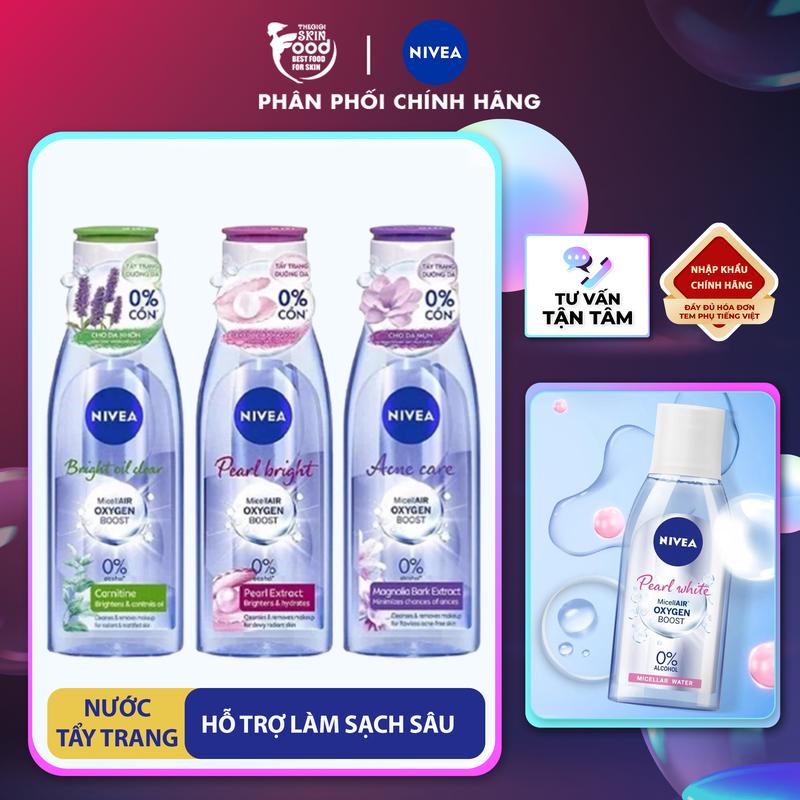 Nước Tẩy Trang Nivea Micellar Water Cosmetic Mỹ Phẩm 0