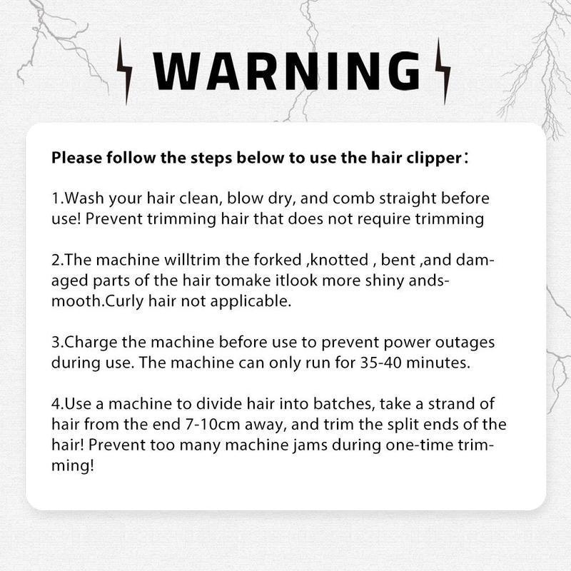 Automatic Electric Hair Trimmer, 1 Box Multifunctional Type-C Rechargeable Hair Trimmer, Hair Styling Tool, Hair Care & Styling Product, Comfort 2