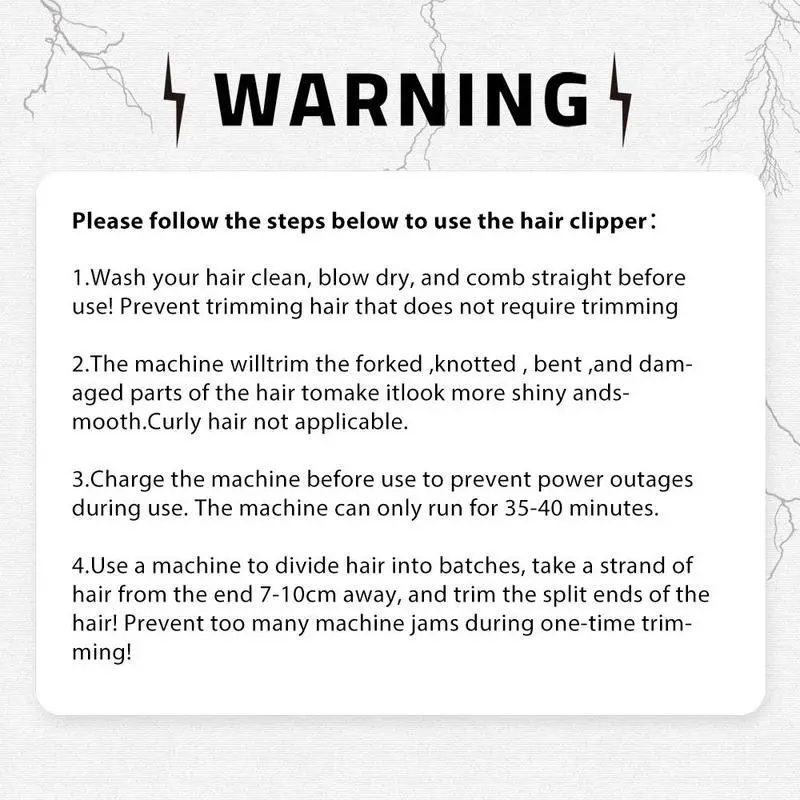 Automatic Electric Hair Trimmer, 1 Box Multifunctional Type-C Rechargeable Hair Trimmer, Hair Styling Tool, Hair Care & Styling Product, Comfort 2