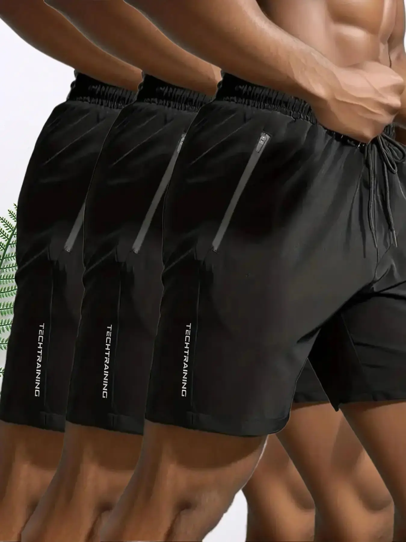 Men's Letter Print Drawstring Waist Shorts, Casual Breathable Quick Drying Zipper Pocket Straight Leg Shorts for Summer, Short Pants, Shorts for Men, Summer Outfits 2024, Mens Shorts, Fashion Men's Bottoms for Daily Wear