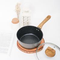 Gambar Kanahome - Kuro Sauce Pan/Panci Marble Induksi anti lengket 20cm dengan tutup dari Kanahome-id Kab. Bandung 4 Tokopedia