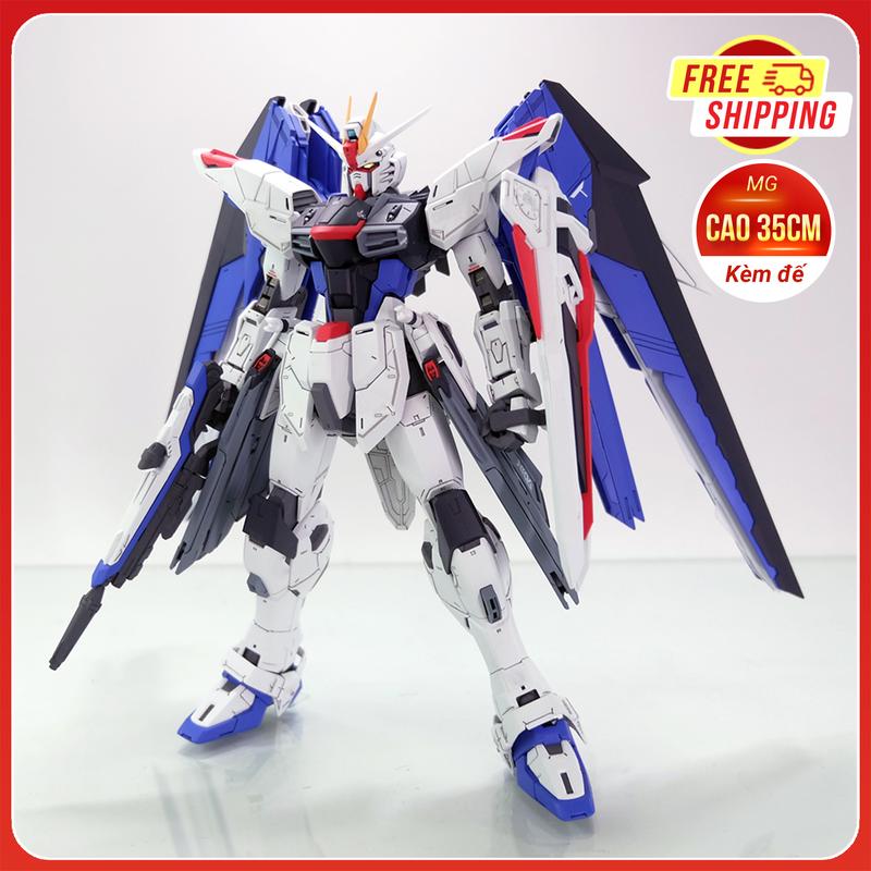  Mô hình lắp ráp MG Master Grade Freedom 2.0 - Kèm đế + Decal nước mohinh  do Đồ Chơi  Toy 