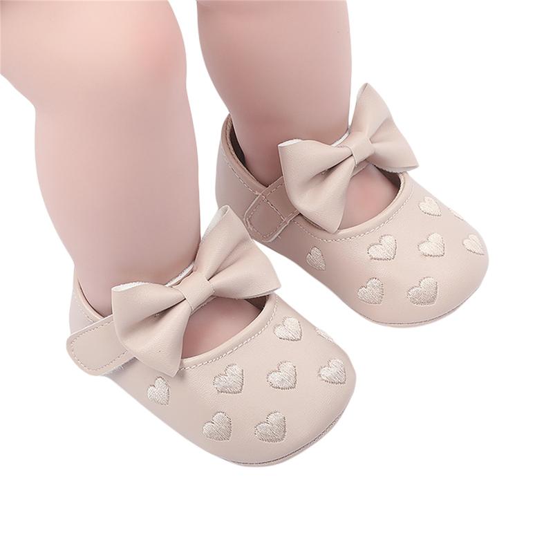 Kasut Moccasinss Bayi Perempuan, Hiasan Ikatan bentuk rama-rama ...