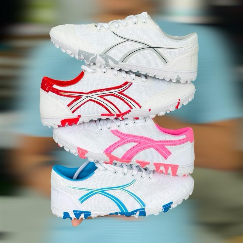 Giày Đá Bóng Sport Đá Banh Vải Rap Đế Cổ Chun Đế Đệm Cao Cấp Tặng Tất, Túi Rút Cao Cấp - Sneaker giay bong da