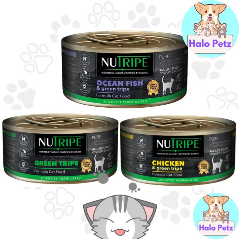 Product Introduction of original [Bundle Of 6] Nutripe Pure With Green Tripe Cat Can Food 95g 0