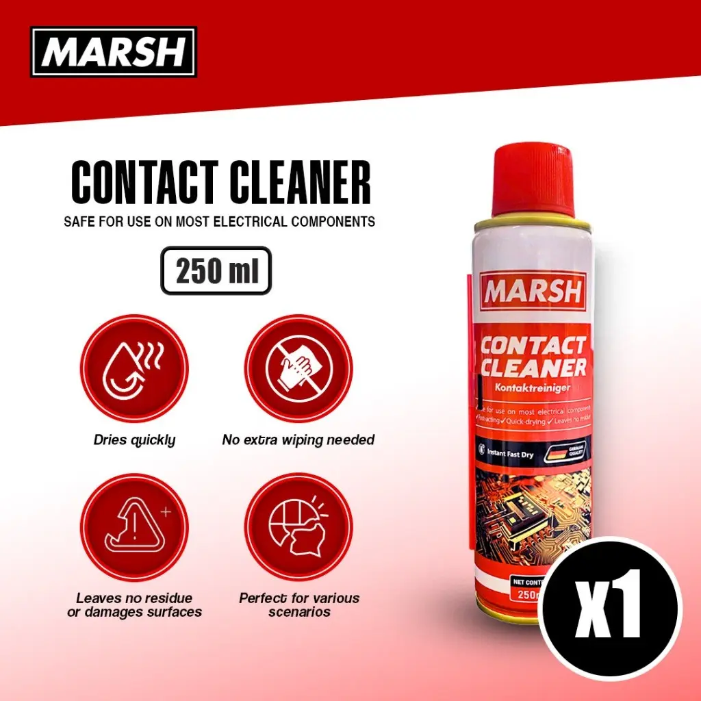 Marsh Contact Cleaner For Electronic Industrial Removes Dust Grease ...