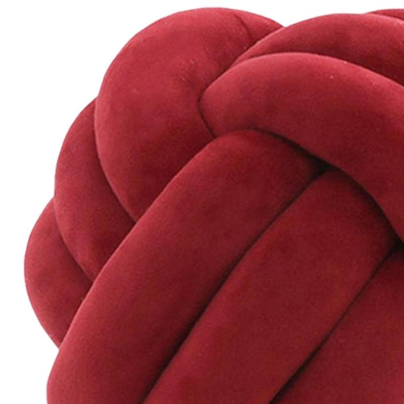 Product Introduction of Soft Knot Ball Pillow Plush Pillow Decorative for Living Room Sofa Home Decoration 22cm 2