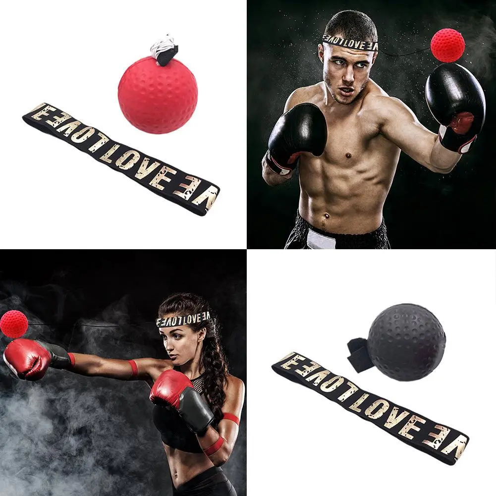 Sports Stress Relief Ball Head Worn Speed Ball, Boxing Speed, Magic Ball, Boxing Relief, F3Q9