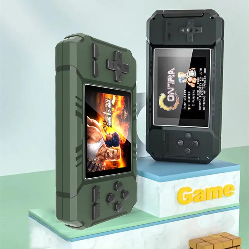 Máy Chơi Game Cầm Tay S8, Thiết Kế Mới, Phong Cách Hoài Cổ Nhí, Arcade Mini, Thích Hợp Cho Trẻ Em, Chơi Đôi, Máy Chơi Game 520