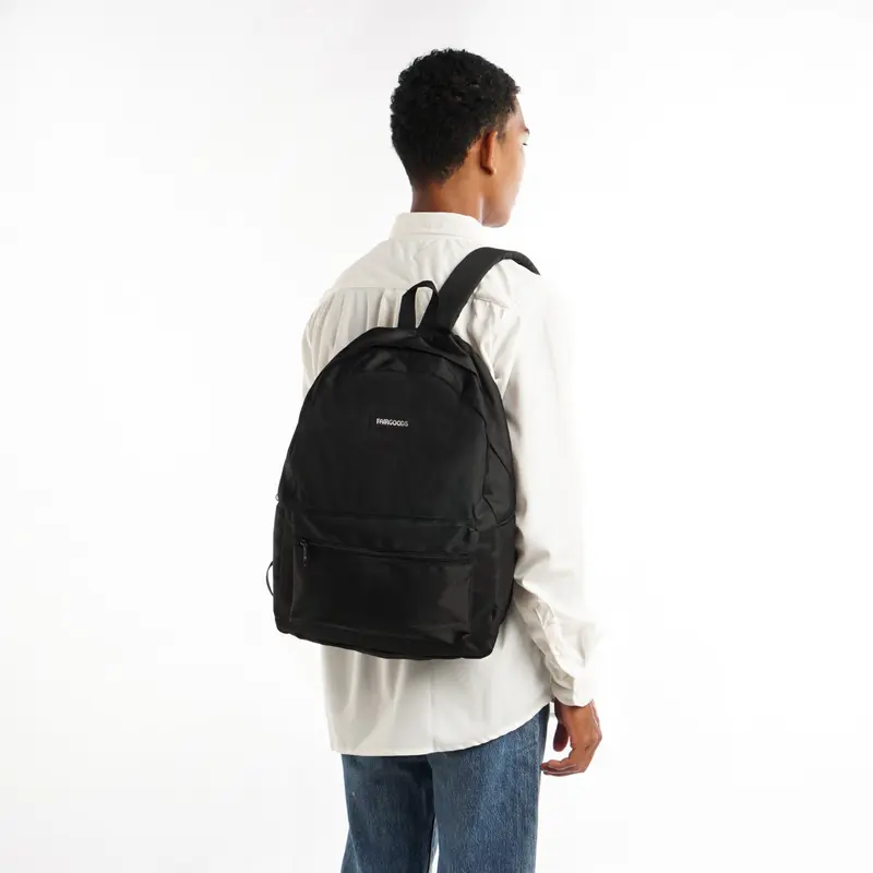 Fairgoods Backpack - Daily Logo Backpack - Hitam 3
