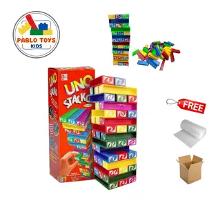 Mainan anak Uno balok Stacko Besar Block Puzzle susun viral diskon
