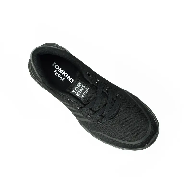TOMKINS Scool Swarm One - Hitam Sepatu Sekolah Anak Remaja Sneakers Olahraga Casual 4