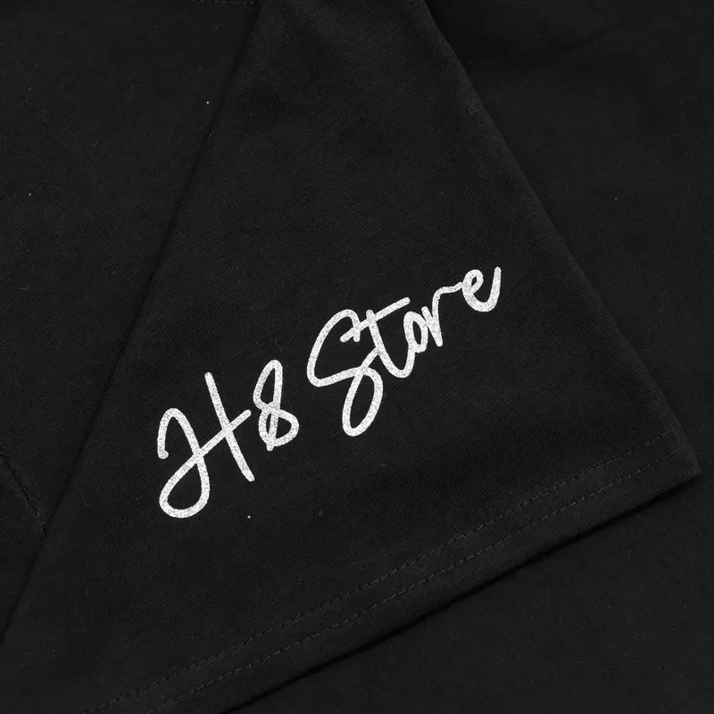 Áo Thun H8.Store - Hình in ánh kim tuyến - Unisex - Cotton 250gsm - Co dãn 2 chiều Cổ Tròn Nam Menswear 1