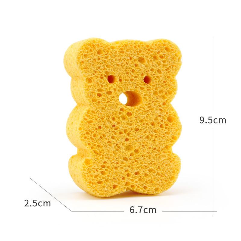 Product Introduction of 1PC Cartoon Kids Bath Brushes Shower Product Infant Sponge Cotton Rubbing Body Wash Children Rub baby Sponge Accessories New 14