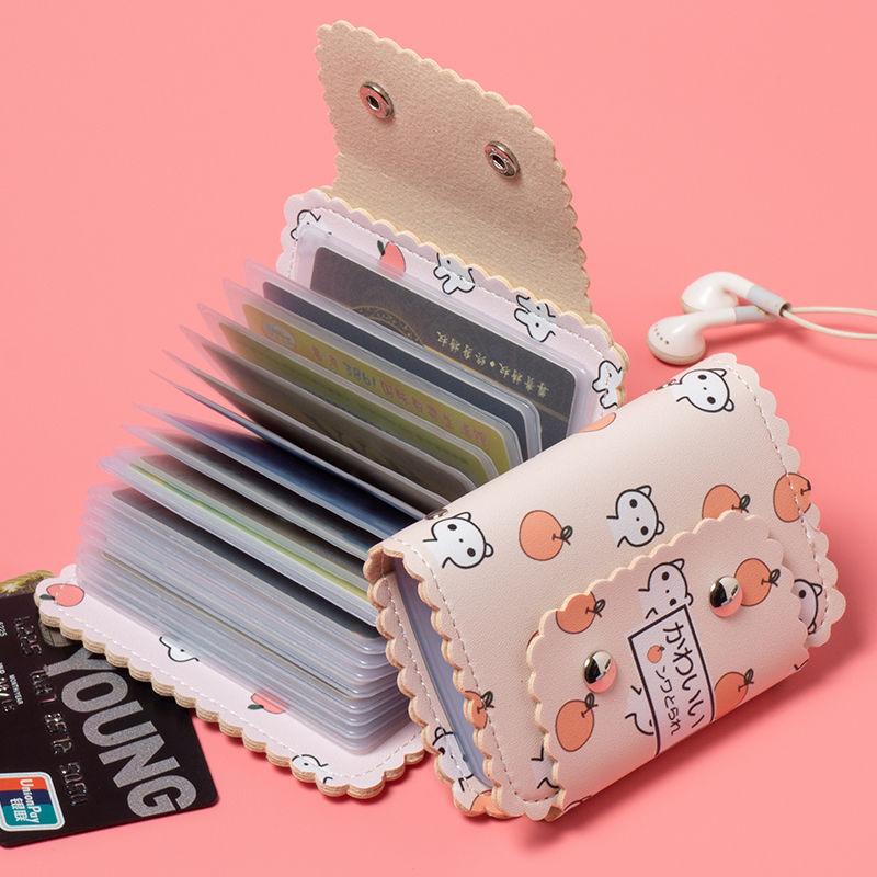 Product Introduction of [Cartoon Cute Design] Handheld Bag Business Card Holder Ins New Integrated Bank Card Bag Document Bag Anti-Degaussing Compact 2025 Lightweight 0