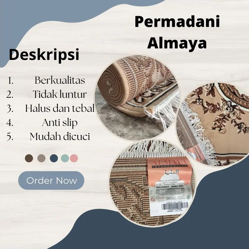 ALMAYA – KARPET PERMADANI SIZE 210 X 310 CM VARIAN A MOTIF TIKTOK NEW 4