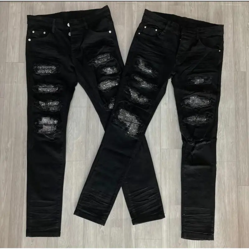 Quần jean dài rách xước DSQ mẫu mới hót trend chất liệu vải denim ai cũng có thể sở hữu  hàng quản châu Menswear Pants  Ô 5