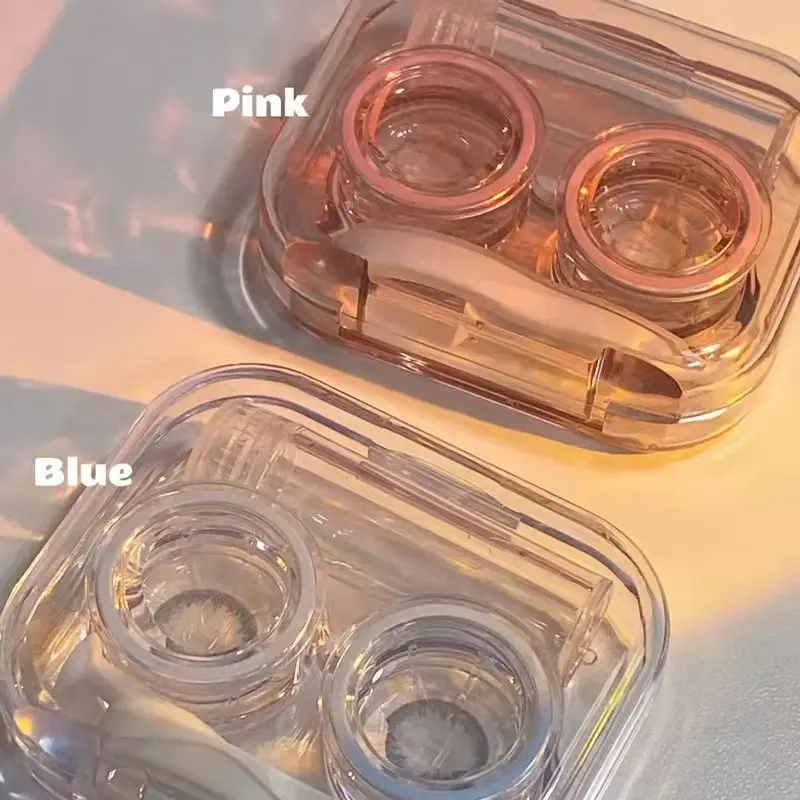 Contact Lens Box, High Value and High Texture, No Need To Screw The Lid, Korean Version of Simple Portable Contact Lens Storage Packaging Box