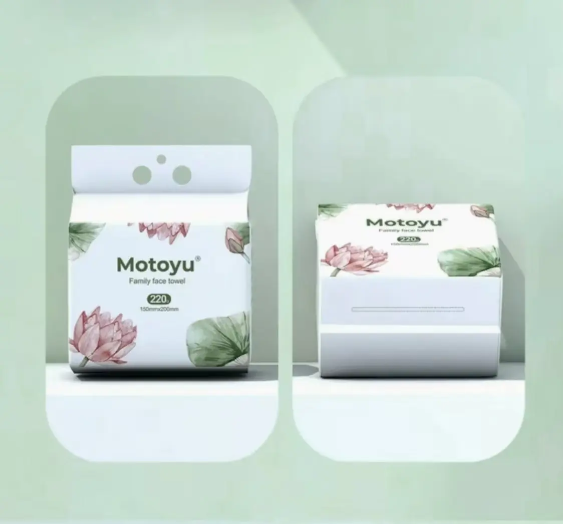 [MOTOYU] Túi 220g Khăn Giấy Lau Mặt Cho Vả Gia Đình Đa Năng, Siêu Dai, Thấm Hút Tốt, Không Sơ Bông, Thân Thiện Với Làn Da, Vô Cùng Tiện Lợi Làm Sạch Khăn lau mặt một lần, Dùng được cho cả mẹ bầu và trẻ sơ sinh Cosm nước  tẩy  trang  glutathione