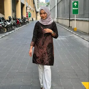 Batik tunik wanita full trikot r11