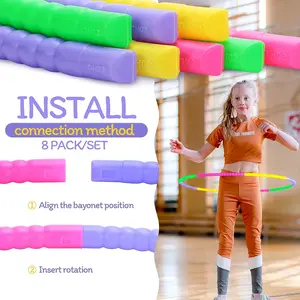 Mainan Pendidikan Olahraga Anak Hulahoop Ring Set Hadiah Toy
