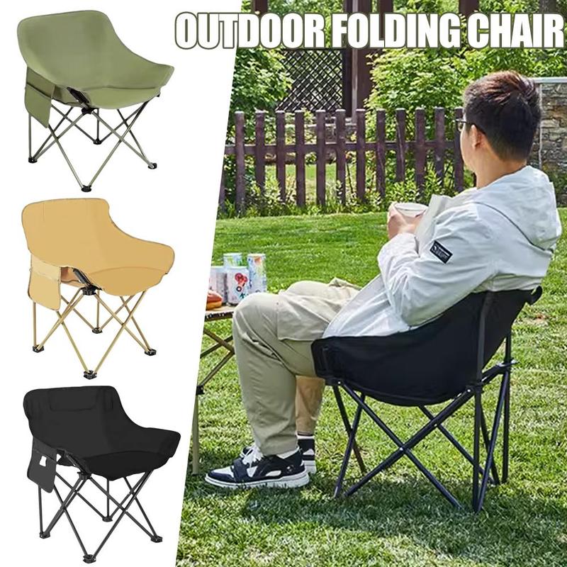 Product Introduction of Camping Foldable Chair Recliner Portable Heavy Duty Load Capacity For Beach Camping Picnic Leisure Home Use Cafe Napping Chair 14