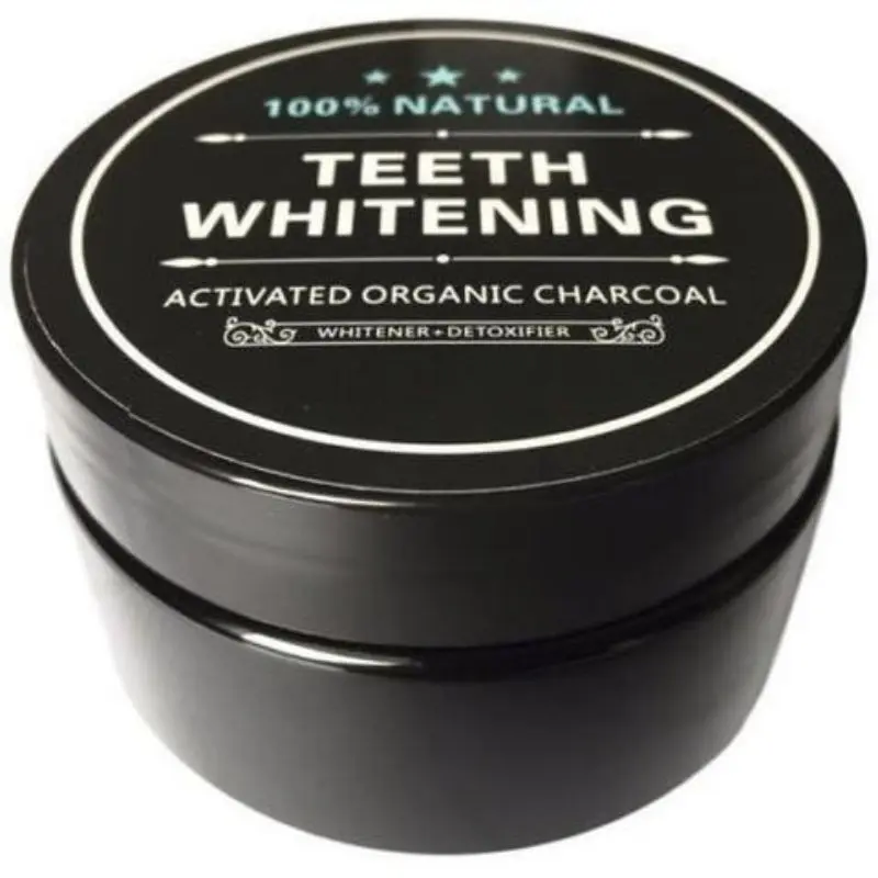 [BS] Teeth Whitening Powder Organic Charcoal Bamboo Amour Natural serbuk arang pemutih gigi Black White Nasal