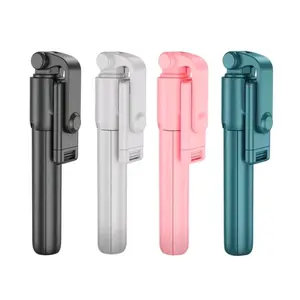 Tripod Tongsis R1 Macaron Bluetooth Wireless Remote Control 360 Derajat Multifungsi Tripod Magic